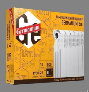 Радиатор  Germanium BM 500 биметаллический  6 секций  