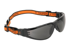 Очки защитные открытого типа, спортивные серые LEDE-SN-R TRUPER