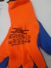 Перчатки акриловые обливные СВС 10кл. (оранжево-синие)