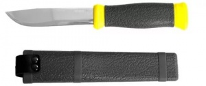 Нож туристический, пластиковые ножны, лезвие110мм STAYER "PROFI"                               