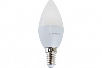 Лампа светодиодная 5Вт, свеча, 2700К, E14 EUROLUX